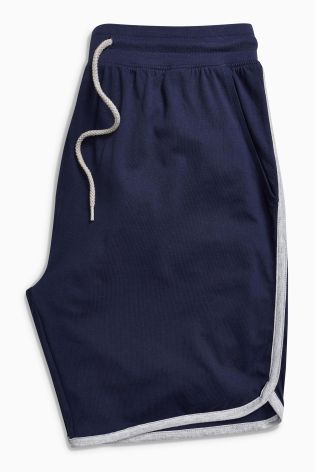 Navy/Grey Retro Jersey Shorts Two Pack